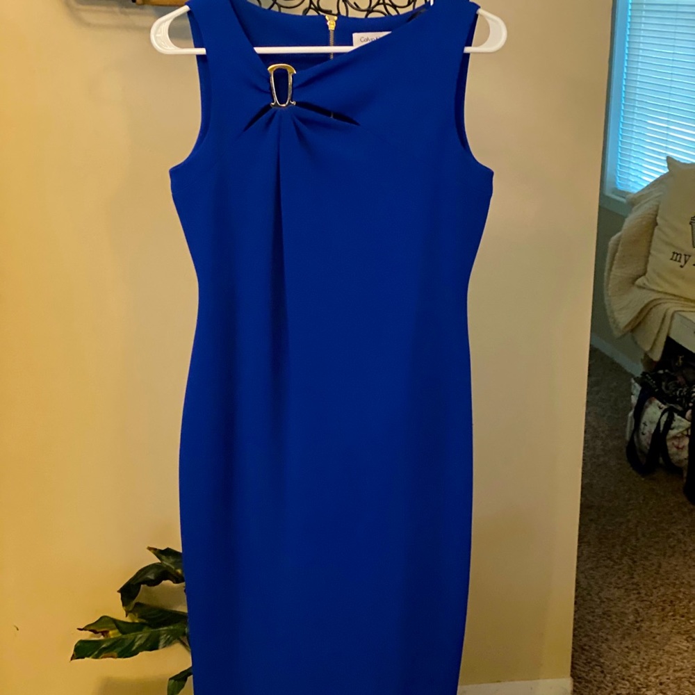 Blue dress